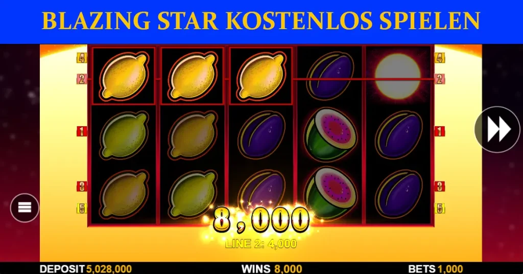 blazing star kostenlos spielen