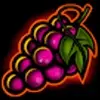 Weintrauben und Melonen Symbol